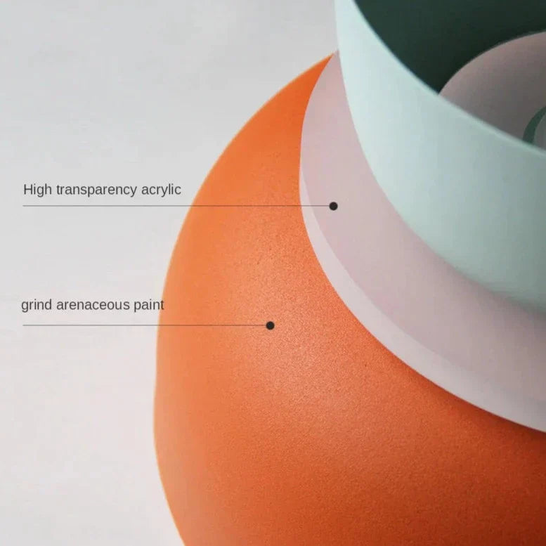 Scandinavische Hanglamp – Meerkleurig, Modern Design voor Woonkamer of Eetruimte