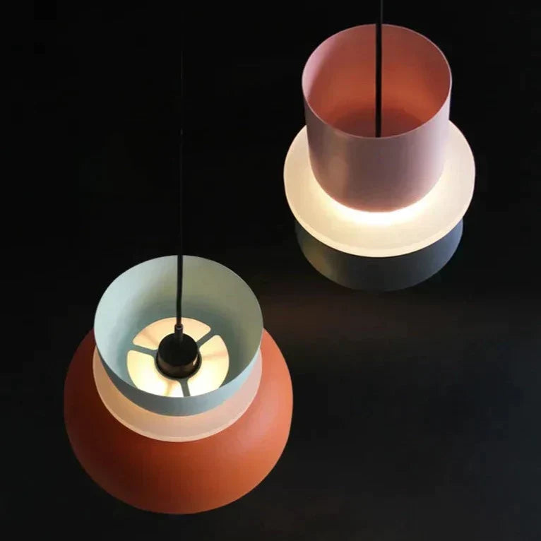 Scandinavische Hanglamp – Meerkleurig, Modern Design voor Woonkamer of Eetruimte