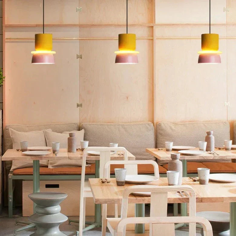 Scandinavische Hanglamp – Meerkleurig, Modern Design voor Woonkamer of Eetruimte
