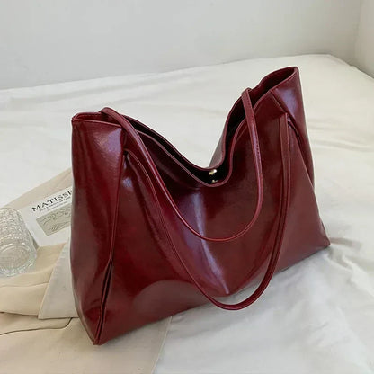 Valeria | Dames Shopper Tas – Minimalistisch Design, Ruime Inhoud en Comfortabele Vegan Lederlook