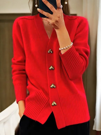Marij Vest | Dames V-hals vest met vintage look en warme wolmix – Trend 2025