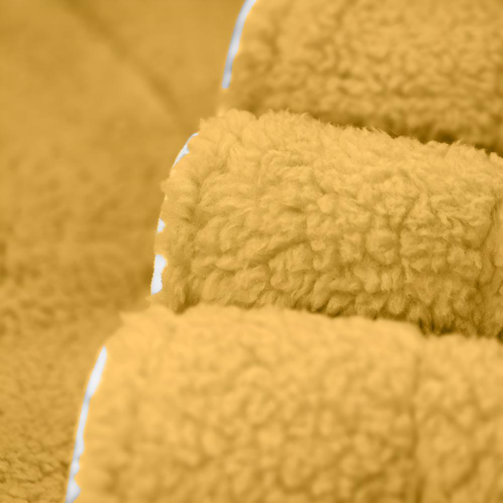 Sherpa Badjas – Koraal Fleece, Stijlvolle Shawl Kraag met Tailleband en Zakken voor Thuisgebruik