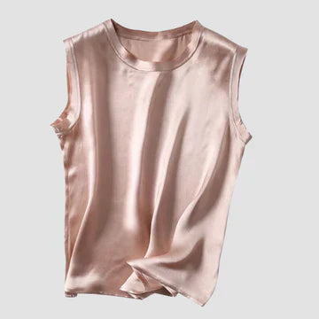 Meliora | Dames Mouwloze Satijnen Top – Luxe, Lichtgewicht & Elegante Look