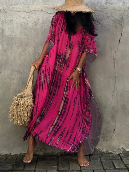 Raine | Kaftan Maxi Jurk voor Dames – Zomerflair en Comfort