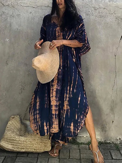 Raine | Kaftan Maxi Jurk voor Dames – Zomerflair en Comfort