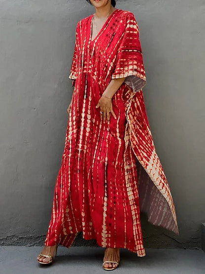 Raine | Kaftan Maxi Jurk voor Dames – Zomerflair en Comfort