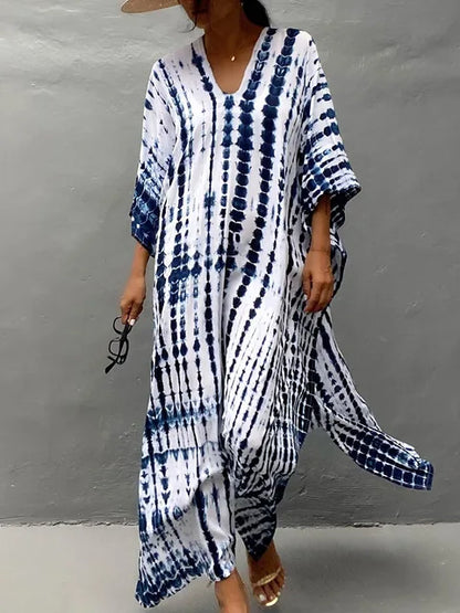 Raine | Kaftan Maxi Jurk voor Dames – Zomerflair en Comfort