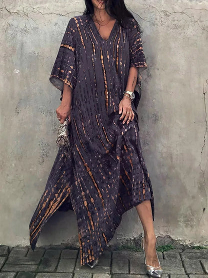 Raine | Kaftan Maxi Jurk voor Dames – Zomerflair en Comfort