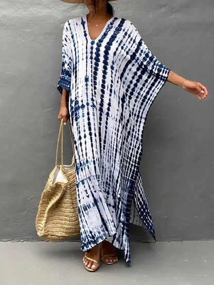 Raine | Kaftan Maxi Jurk voor Dames – Zomerflair en Comfort