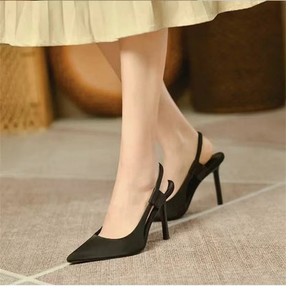 Nadine | Dames Slingback Pumps met Puntige Neus en Hoge Hak – Elegant, Verfijnd en Comfortabel
