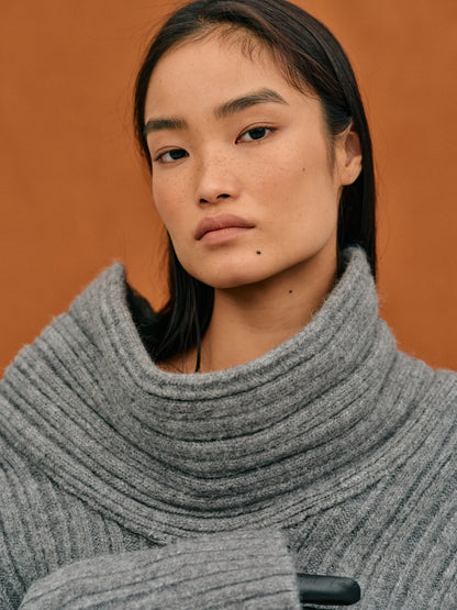 Oversized Wollen Trui | Dames Gebreide Trui met Ademend Warmtecomfort