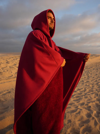 Robin Hoodie Blanket Dames | Oversized Deken Hoodie met Zijdezachte Stof