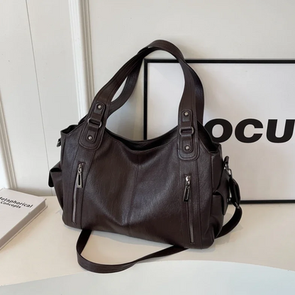 Dakota Shoulderbag | Vegan Leren Schoudertas met Luxe Design en Praktische Indeling