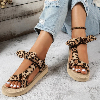 Zelda | Sandalen voor Dames – Leopardprint Design met Comfortabele Zool