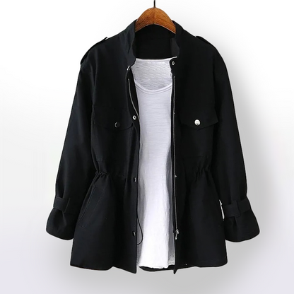 Winona | Dames Trenchcoat – Stijlvolle Casual Look met Luxe Katoenmix en Verfijnde Details