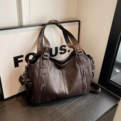 Dakota Shoulderbag | Vegan Leren Schoudertas met Luxe Design en Praktische Indeling