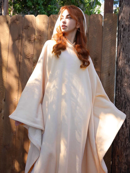 Robin Hoodie Blanket Dames | Oversized Deken Hoodie met Zijdezachte Stof