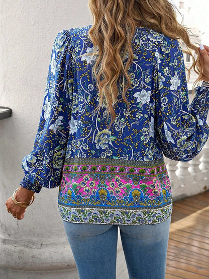 Zyra - Zomerse Bloemenblouse
