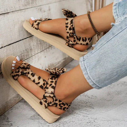 Zelda | Sandalen voor Dames – Leopardprint Design met Comfortabele Zool