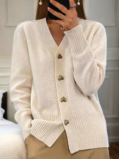 Marij Vest | Dames V-hals vest met vintage look en warme wolmix – Trend 2025