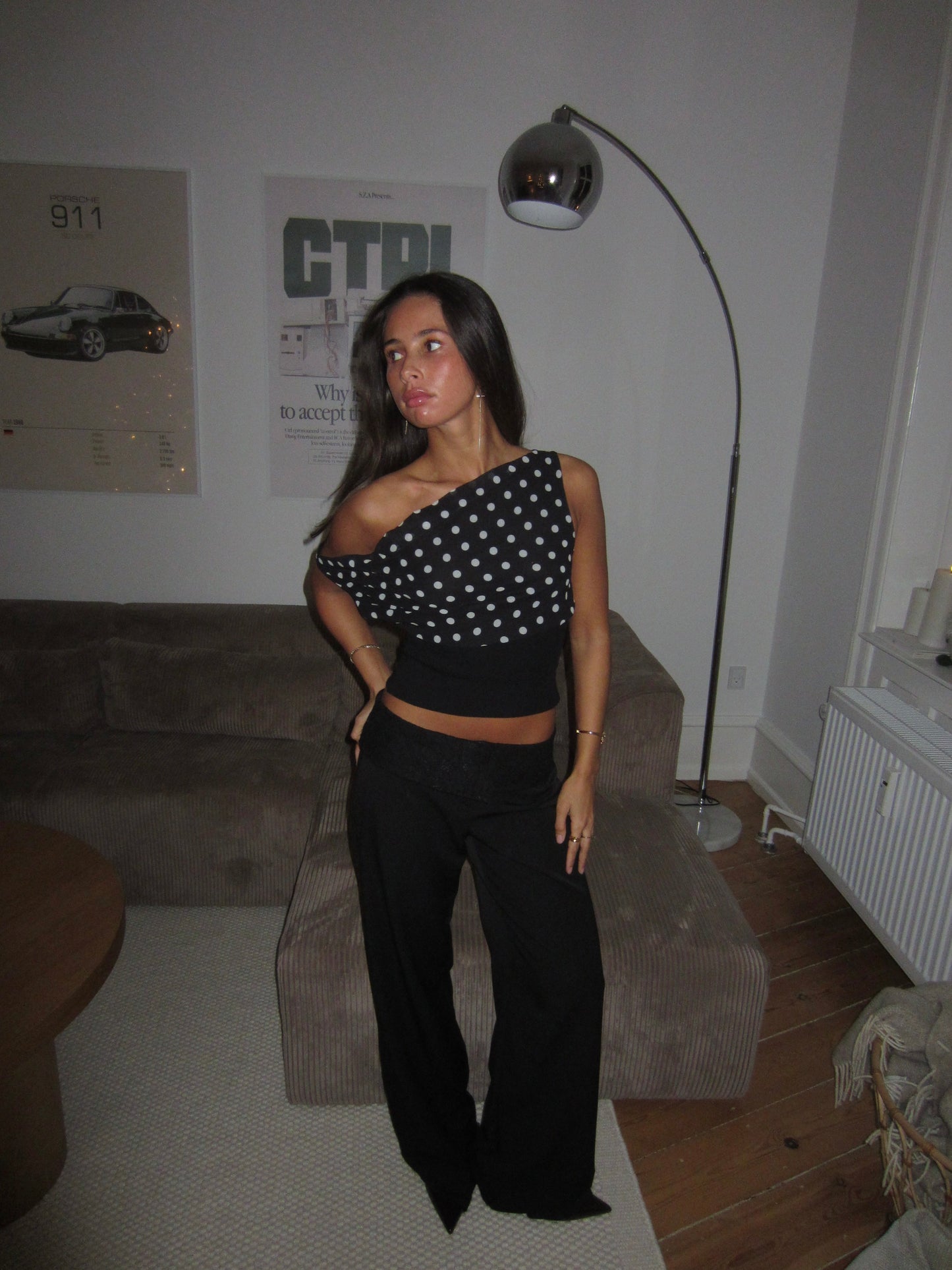 Audrey | Dames Off-Shoulder Top – Polkadotprint & Luchtige Viscose voor Vrouwelijke Zomerstijl