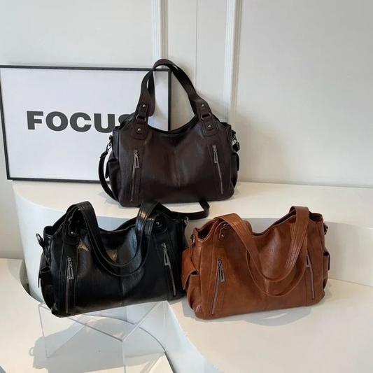 Dakota Shoulderbag | Vegan Leren Schoudertas met Luxe Design en Praktische Indeling
