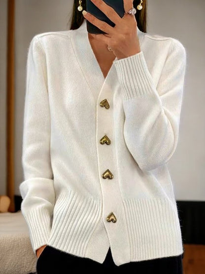 Marij Vest | Dames V-hals vest met vintage look en warme wolmix – Trend 2025