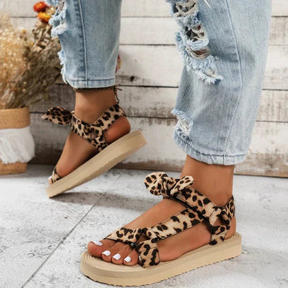 Zelda | Sandalen voor Dames – Leopardprint Design met Comfortabele Zool
