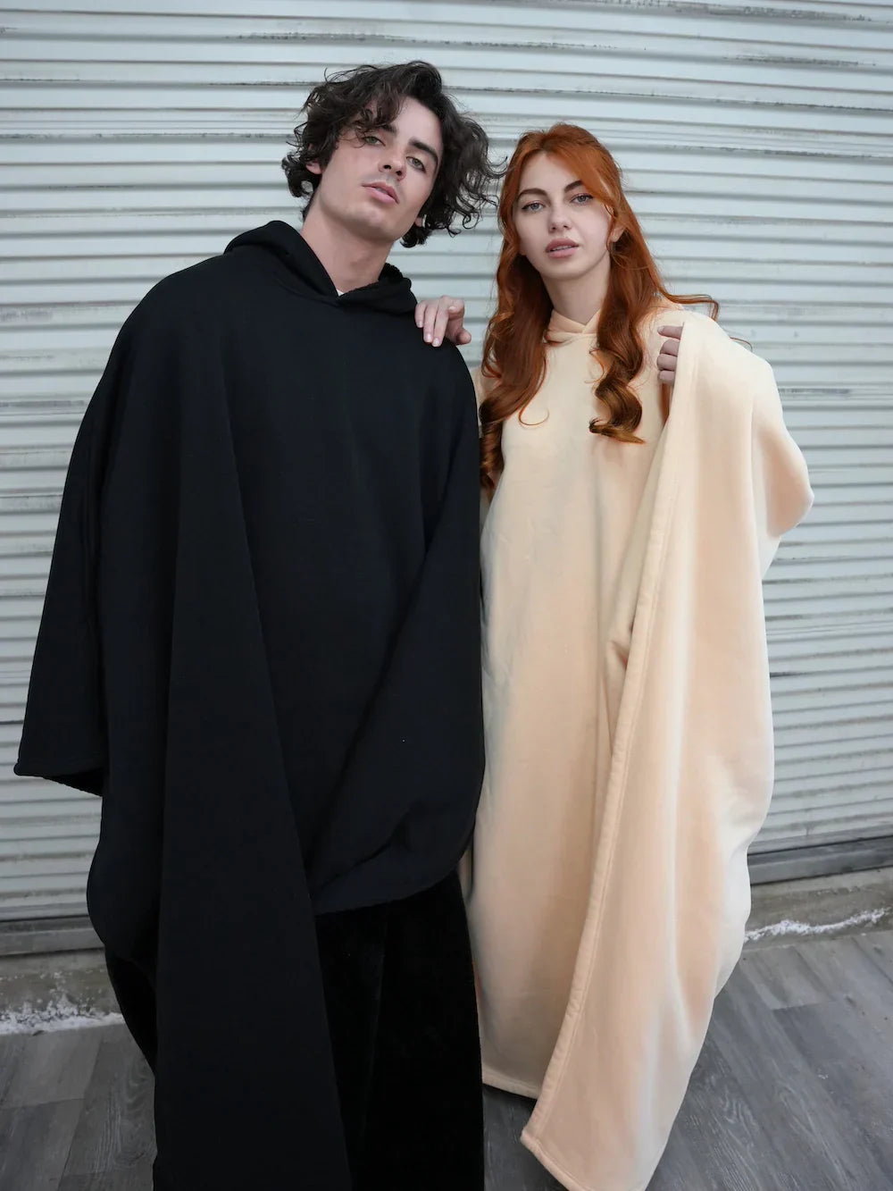 Robin Hoodie Blanket Dames | Oversized Deken Hoodie met Zijdezachte Stof
