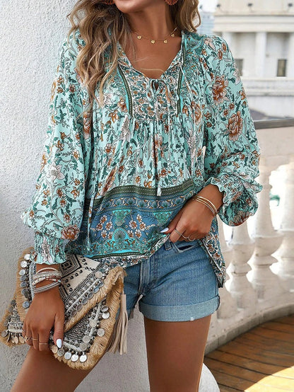 Zyra - Zomerse Bloemenblouse