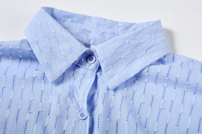 Leone - Dames set met losvallende blouse en luchtige short