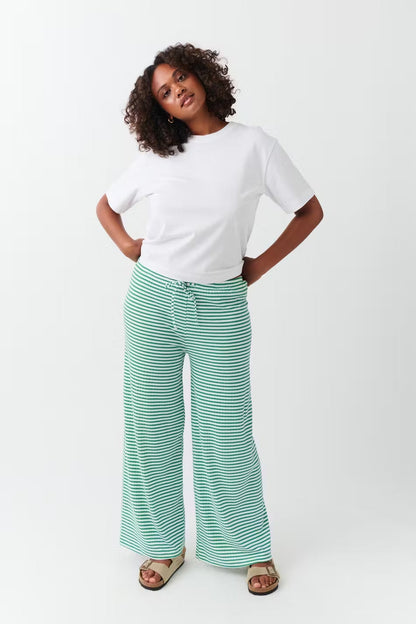 Llse | Dames Loungebroek met Lage Taille en Subtiele Strepen – Comfort en Stijl in Één