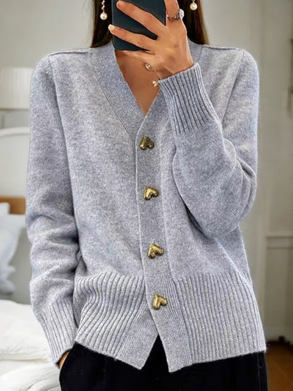 Marij Vest | Dames V-hals vest met vintage look en warme wolmix – Trend 2025
