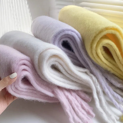 Nela Pastel Sjaal | Dames Sjaal met Warme Zachte Stof en Tijdloze Pasteltinten