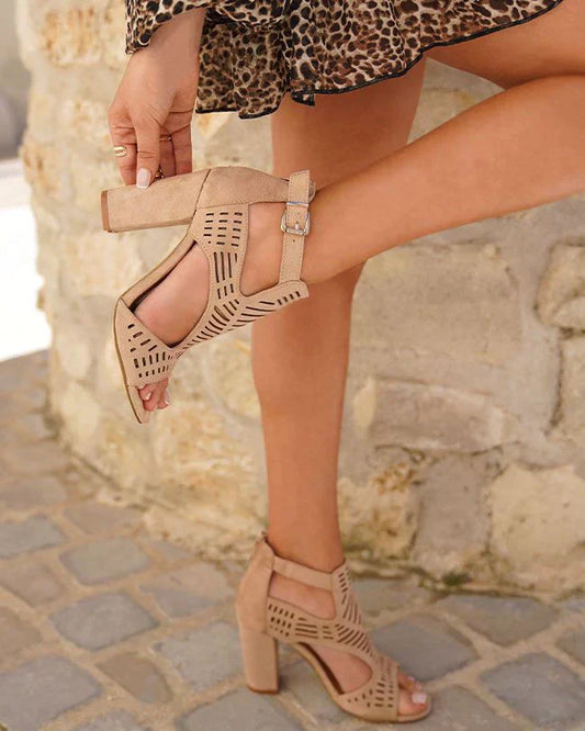 Nara | Dames Sandalen met Blokhak – Elegant, Comfortabel en Perfect voor Elke Gelegenheid