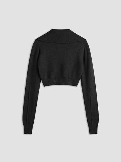 Sylvia | Dames Cropped Vest met Klassieke Kraag – Elegant en Getailleerd voor de Zomer
