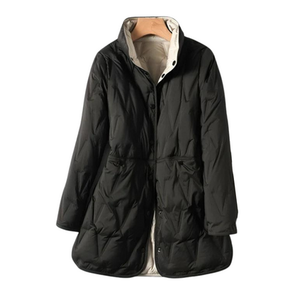 Warme Donsjas | Dames Winterjas met Halflange Lengte en Lichtgewicht Comfort