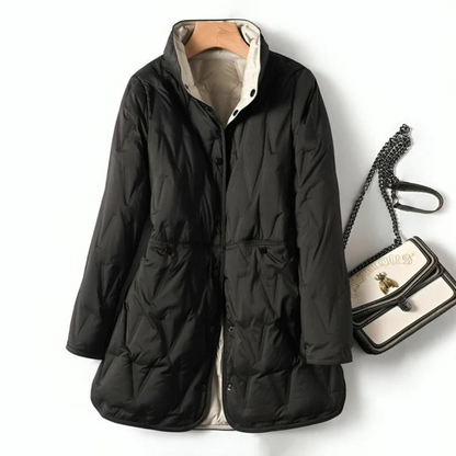 Warme Donsjas | Dames Winterjas met Halflange Lengte en Lichtgewicht Comfort
