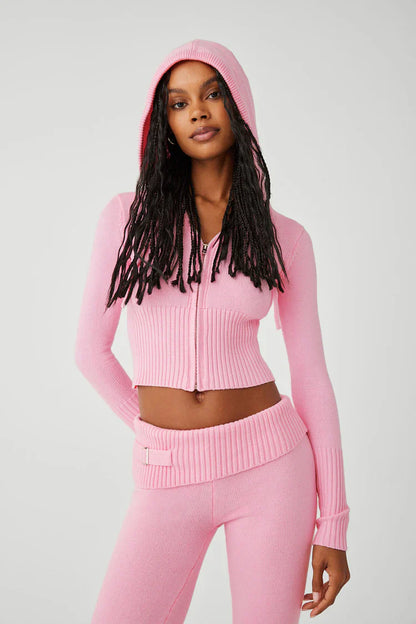 Stella Lounge Set | Dames tweedelige set met hoge taille en flatterende pasvorm