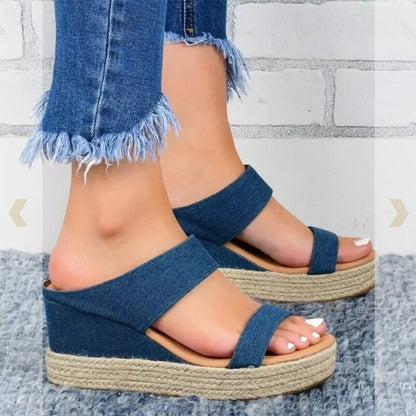 Calla | Dames Sandalen met Comfortabel Platform en Brede Banden voor Zomerse Stijl en Ondersteuning