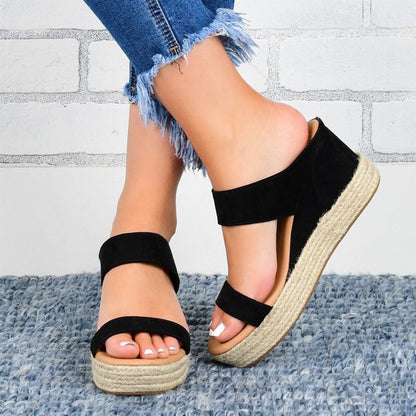 Calla | Dames Sandalen met Comfortabel Platform en Brede Banden voor Zomerse Stijl en Ondersteuning