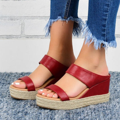 Calla | Dames Sandalen met Comfortabel Platform en Brede Banden voor Zomerse Stijl en Ondersteuning