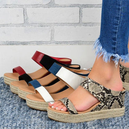 Calla | Dames Sandalen met Comfortabel Platform en Brede Banden voor Zomerse Stijl en Ondersteuning