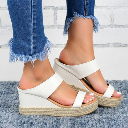 Calla | Dames Sandalen met Comfortabel Platform en Brede Banden voor Zomerse Stijl en Ondersteuning