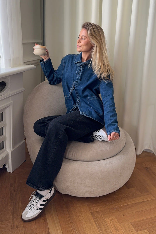Tessa | Dames Spijkerjack van Katoen – Getailleerde Pasvorm voor een Tijdloze Casual Look