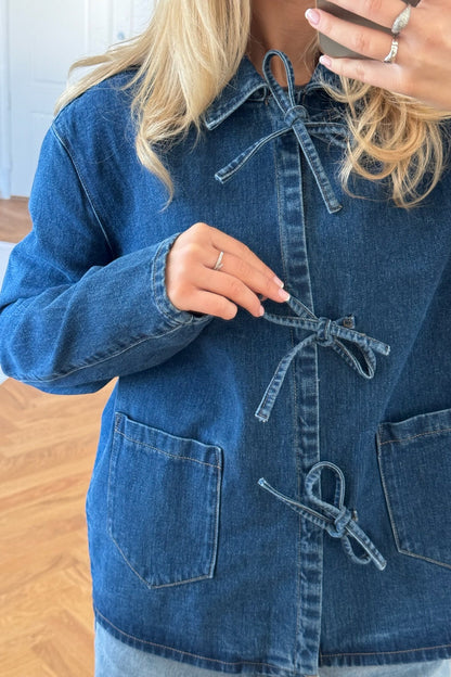 Tessa | Dames Spijkerjack van Katoen – Getailleerde Pasvorm voor een Tijdloze Casual Look