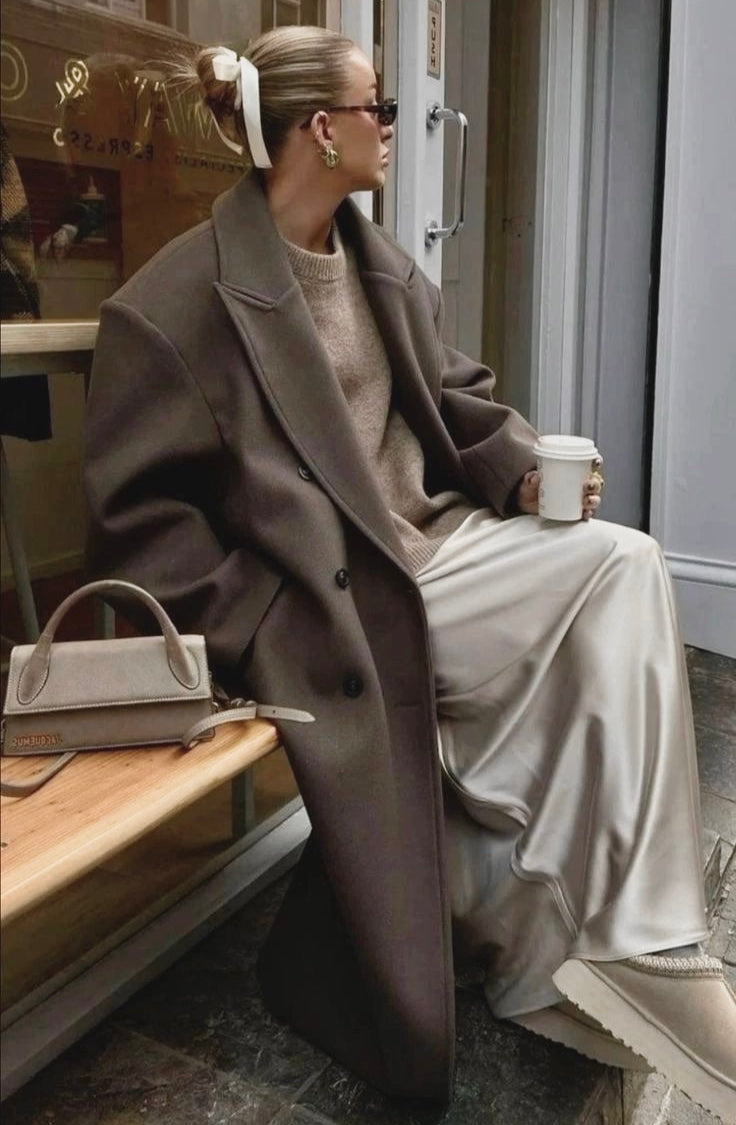 June | Lange oversized jas