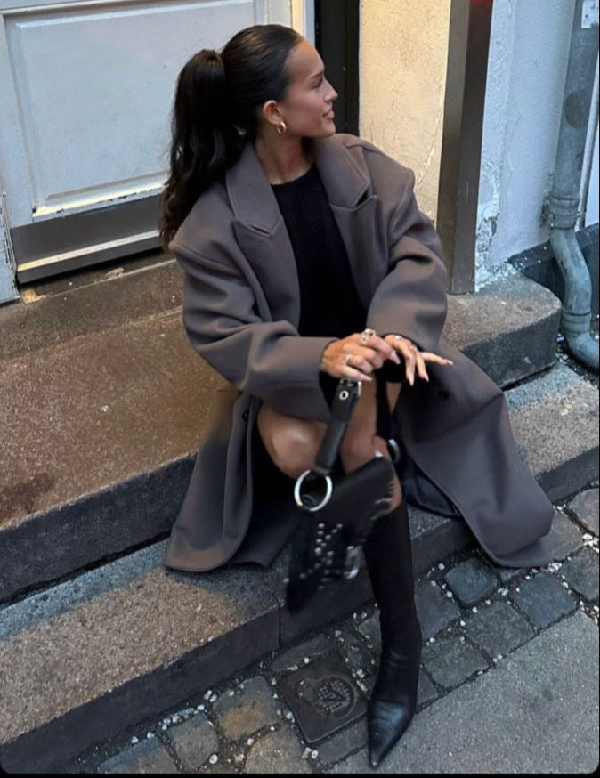 June | Lange oversized jas