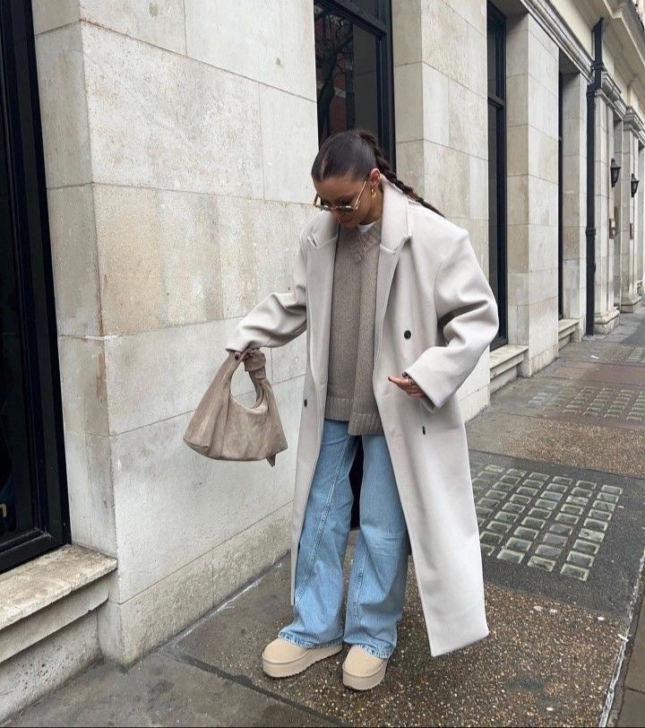 June | Lange oversized jas