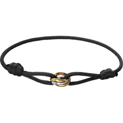 Gerlinda Drie-Eenheid Armband | Uniseks armband met verstrengelde ringen